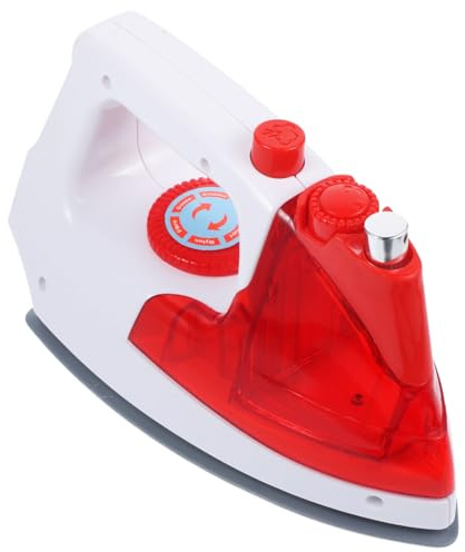 Hohopeti Mini Ferro da Stiro Elettrico Giocattolo in Abs Sicuro e Durevole, Elettrodomestico Simulato Educativo Compatto per Gioco di Ruolo Domestico, Regalo per Bambine