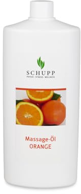 Schupp Massage - Öl Orange 1l, orange