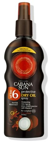 Cabana Sun Deep Tanning Dry Oil Spray SPF6-200 ml