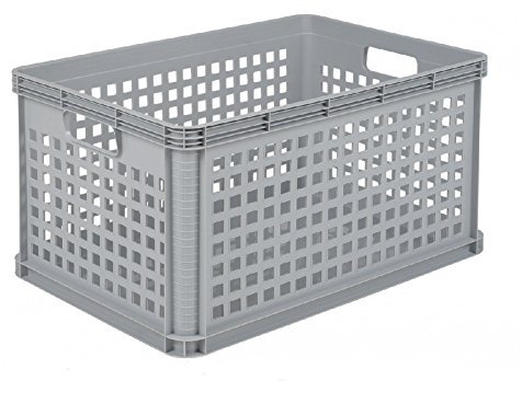 Contenitore forato ROBUSTO EURO di OKT capienza 64Lt carico massimo 60 kg colore: grigio