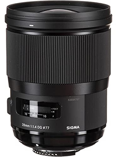 Sigma - Obiettivo 28mm-F/1.4 (A) AF DG HSM, Attacco NIKON F