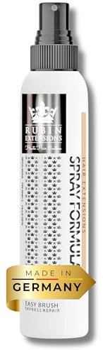 Rubin Extensions Long Life Spray Formula 200 ml - 2-Phasen Extensions Pflege Spray - mit Keratin für Haarverlängerungen, Extensions & Perücken