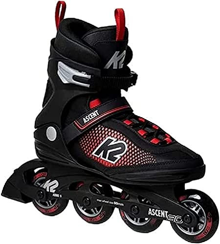 K2 Ascent 80 M Inline Skate Black/red, 43.5