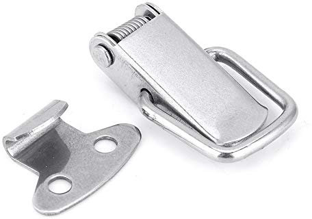 10pcs Fermeture à Levier Loquet à Bascule Fermoir à Bascule, Loquet à Ressort en Acier Inoxydable Serrure à Levier de Verrouillage de Boîte pour Valise Tiroir Boîte à Outil boîte Médicale