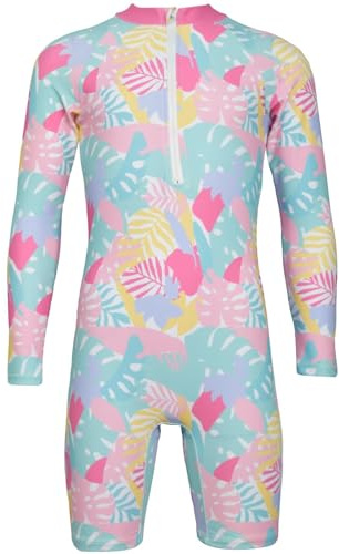 A2Z 4 Kids Filles Une Pièce Combinaison De Plongée Maillot Bain Surfant Plongée Confortable Séchage Rapide Swimming Suit UPF 50+ UV Éruption Cutanée Protectrice Garde Nager Porter Âge 2-40