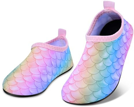 Badeschuhe Kinder Wasserschuhe Schwimmschuhe,Strandschuhe Barfußschuhe Jungen Mädchen Aquaschuhe Baby rutschfeste Surfschuhe Sportschuhe Aquasocken Schwimmbad Urlaub Must Haves