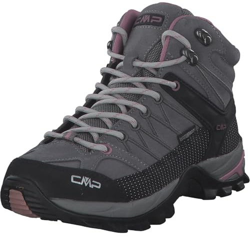 CMP Rigel Mid Wmn trekking sko Wp dam Promenadsko, Cemento Fard, 36 EU