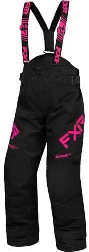 FXR Children's Clutch Pant (Black/Fuchsia - Size 2)