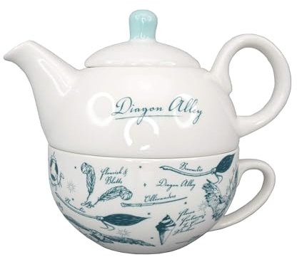 Harry Potter Tea Set - Diagon Alley - Tea for One - Harry Potter Cup - Tea Pot for One - Small Teapot