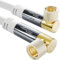 KabelDirekt – SAT Kabel weiß, Koaxialkabel, Satellitenkabel, 90° gewinkelt – 2m – TV Kabel mit F-Stecker, geschirmt, bruchfeste Metallstecker (geeignet für HDTV, Radio, DVB-T, DVB-C, DVB-S, DVB-S2)