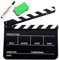 BOLLUMA Claqueta de plástico acrílico para director, fácil de cortar, pizarra con bolígrafo y borrador de pizarra para películas, videos, programas de televisión, estudio en vivo, fiesta, color negro
