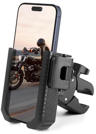 Wonwood_direct Handyhalterung Motorrad, Handyhalterung Fahrrad, Universal 360°Lenker Halter Handy Halterung Fahrradlenker Für E Scooter Für iPhone, Samsung und Alle 4.5-7 Smartphone