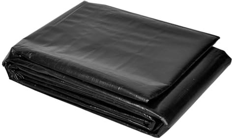 Black HDPE Waterproof Pond Liner 7x8m Heavy Duty Underlay Large Fish Pond Membrane for Water Gardens Flexible Pond Liners 2x3m 3x5m 4x6m 8x10m