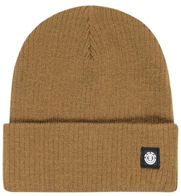 Element Mid Icon Rib - Klassisches Crown-Beanie - Unisex - One Size - Braun