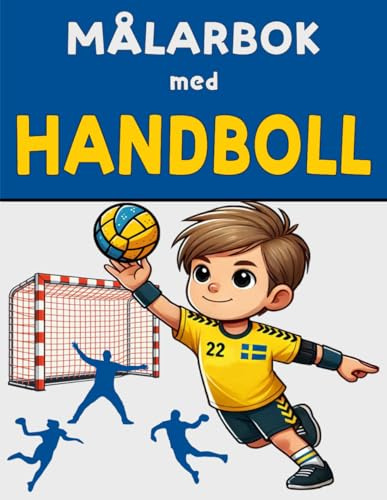 Målarbok med Handboll