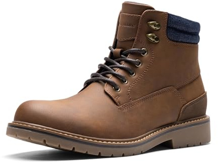 Bruno Marc Stivali Invernali da Uomo Classici Scarponcino Comode Antiscivolo Stivaletti Uomo,Size 47,Marrone,BMEMAB2504