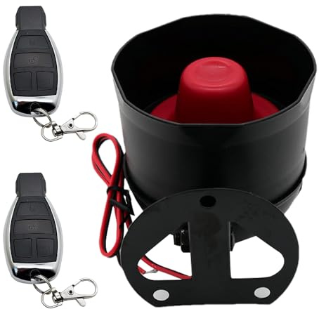 de Alarma para vehículos, protección de Seguridad del Coche, Seguridad de Bloqueo Remoto, Sonido Fuerte, sensibilidad Ajustable, antirrobo, Alarma de 12 V, Kit Multiusos para automoción