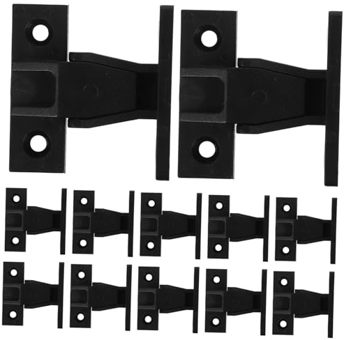 FUTUREORYY 12 paires Clips de Fixation Plinthes pour Meubles Connecteurs à Encliqueter Réutilisables Clips de Panneau Décoratifs et Stables Accessoires pour Panneaux Muraux et Meubles