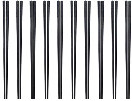 10 Paia Di Bacchette Di Fiori Di Prugna, Bacchette Per Uso Domestico, Bacchette Per Ristoranti, Stoviglie Intagliate Cinesi, Utensili Da Cucina.