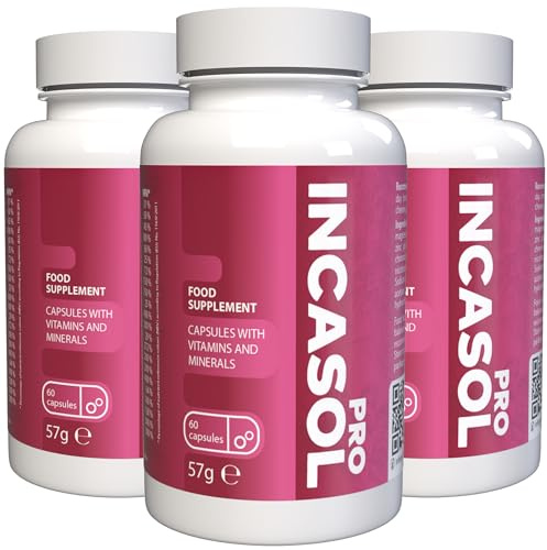 Incasol Pro - 180 Capsule (3x 60 Capsule), Confezione da 3
