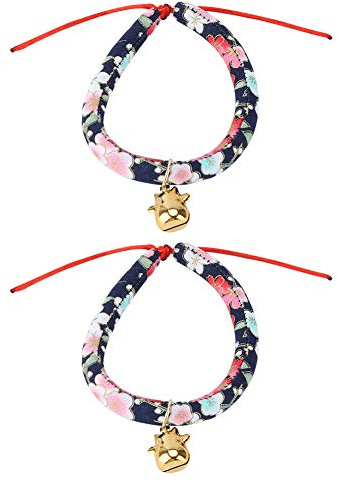 FLEXMAN 2 Collari per Gatti con Campanelli, Collare per Cani Regolabile, Collare per Gattini con Fibbia di Sicurezza, Collare Antipulci per Gatti, Accessori per Gatti, Cani