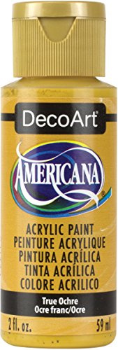 DecoArt Americana Acrylic Multi-Purpose Paint, True Ochre