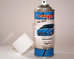 Lackspray Himmelblau RAL 5015 Acryllack Deckofarbe