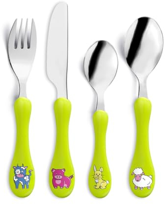 Amefa Enfant Set 4 Cubiertos Infantil 4,5cm-1,5mm Bicolor