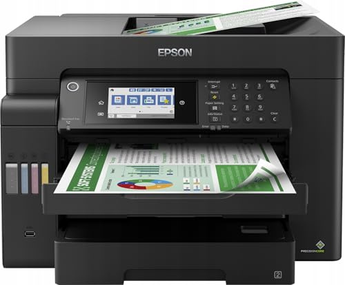 Epson EcoTank L15150 Tintenstrahldrucker A3+ 4800 x 2400 DPI 32 Seiten pro Minute, WLAN Schwarz einheitsgröße