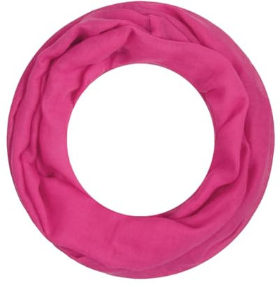 Majea Loop Alice schmaler Damen-Schal Frühlingsschal Schlauchschal Rundschal Tuch uni unisex unifarben einfarbig Halstuch (pink 1), 880006, 160x52