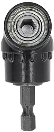 Adattatore per trapano ad angolo retto, 1/4 di pollice codolo esagonale ad angolo retto trapani a batteria professionali attacco cacciavite portapunta ad angolo per l'industria del posto di lavoro dom