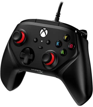 HyperX Clutch Gladiate – Manette de Jeu Filaire, Licence Officielle Xbox, Double Verrouillage des gâchettes, Boutons programmables, Double Moteur à Vibrations