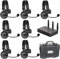 Came-TV 7er-Pack kabelloses Waero-Intercom-Headset, Vollduplex-Intercom-Kommunikationssystem, Entfernung bis zu 1200 Fuß, mit Mikrofon-ENR-Geräuschunterdrückung und Stummschaltungsfunktion