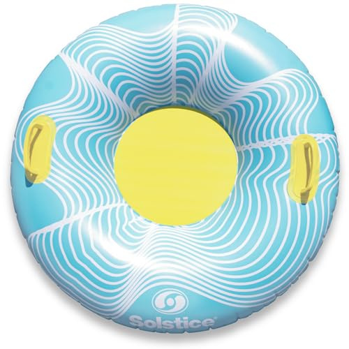 Solstice by SWIMLINE 36 Inflatable All-Season Snow Tube | Durable for Sledding & Ideal Pool Float | Fun for Kids & Adults | Ultimate Outdoor Enjoyment