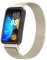 Metal Strap Compatible for Huawei Band 8 /Huawei Band 9 Strap Replacement Women Men, Adjustable Stainless Steel Mesh Loop Wristband for Band 8/9 Smart Fitness Tracker (Champagne)