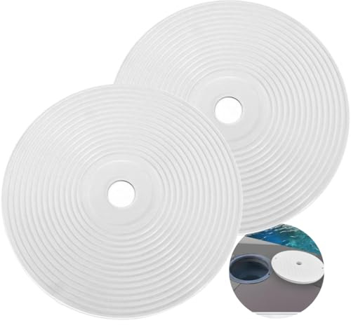 Galyon - Tapa Circular Skimmer Piscina - Color Blanco - 21,4 x 18,6 x 2cm - Accesorios para Piscina - Universal - Cubierta Superior de Skimmer (Pack 2, 2, Unidad)