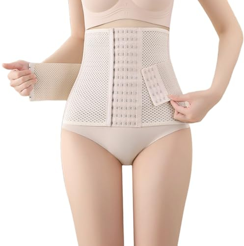 Ceinture de Sudation Waist Trainer Corset Minceur Ventre Plat Gaine Sport Ceinture Amincissante Taille Formateur Abdominale, Corset pour femme - Pour homme et femme - abricot - XL
