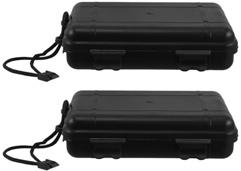 NOLITOY Estuche Organizador de Plástico para Puntas de Flecha, Caja Portátil Resistente al Agua, Gran Capacidad, 2 Unidades, Adecuado para Tiro con Flechas al Aire Libre
