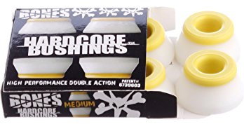 Bones Hardcore 4Pk Medium Skateboard Bushings - Yellow