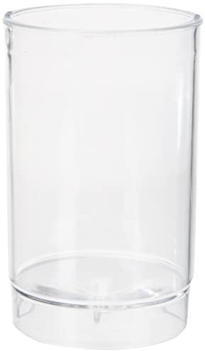 Rayher 3139500 Kerzengießform Rund, 90 x 60 mm, inkl. Docht, Spezialnadel + Anleitung, Durchsichtig