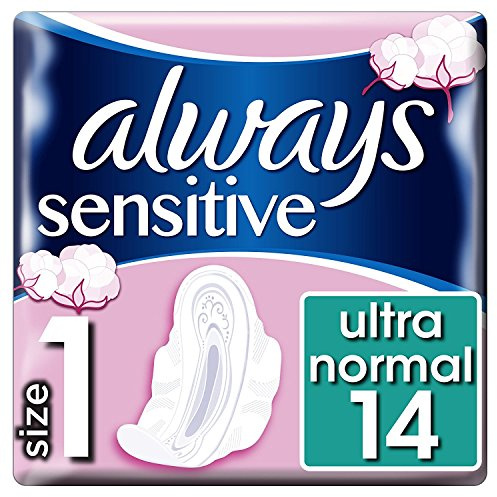 Procter & Gamble Always Sensitive Pads with Wings Ultra Normal 14 Pads