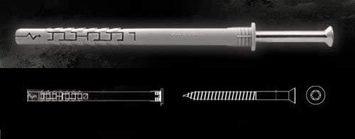 TXS Nageldübel 8 x 60 bis 10 x 200 mm Schlagdübel Dübel (8x140 Stück 50)
