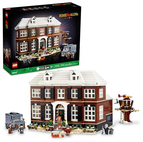 LEGO Ideas Home Alone 21330 Building Kit; Buildable Movie Memorabilia; Delightful Gift Idea for Millennials (3,957 Pieces)