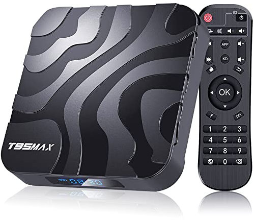 Android TV Box 12.0, Android Box 2GB RAM 16GB ROM 4K 6K TV Box, Smart TV Box with H618 Chip Quad-core Cortex-A53, TV Box Android 3D 4K H.265 Dual-WiFi 2.4G/5G Bluetooth 4.0 USB 100M Ethernet