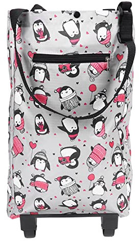 Einkaufstrolley,Einkaufstrolley klappbar,Abnehmbare Einkaufstasche,2in1 Trolley Tasche und Einkaufstaschen für Frauen,Multifunktional Einkaufswagen Tasche für Einkaufen oder Transportieren von Waren