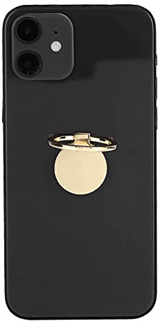 Handy Ringhalter, 360 Grad Drehbarer Handy Ringhalter aus Metall, Praktischer Fingerring Ständer, Universeller Handy Finger Griff Ring Ständer für Alle Smartphones, für (Luxus-Gold)