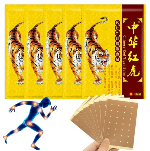 DAJASD Patch Anti Douleur, 40pcs Patch Chauffant, Patchs De Soulagement De La Douleur, Pain Relief Patches, Patchs Anti-Douleur Pour Genoux, Muscles Endoloris, Maux De Dos