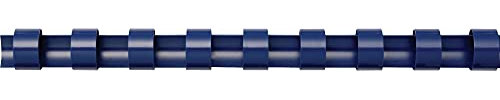 Fellowes 52392, Plastic Combs - Round Back, 3/4, 100 Pack, Navy