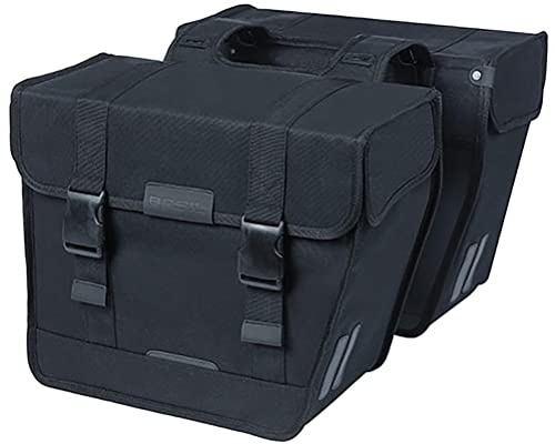 Basil Kavan Eco Classic Doppeltasche Schwarz 43 x 22 x 46 cm