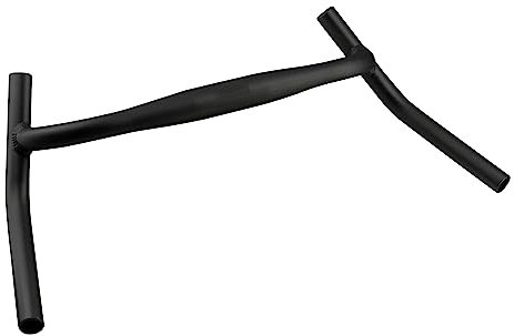 SENQI Fahrradlenker PRO Aluminiumlegierung Fahrradlenker Big Angle Bend Lenker Drop Lenker für Gravel Bikes MTB 22,2 x 31,8 mm, 430 x 560 mm, 470 x 610 mm, 510 x 640 mm, Schwarz (31,8 x 510 x 640 mm)